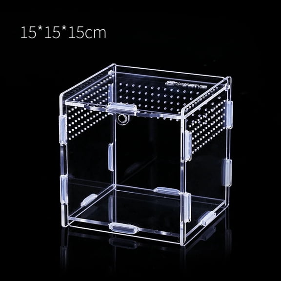 Transparent Acrylic Breeding Box Reptiles Amphibious Lizards Jumping Spiders  Turtles Breeding Box Modern Simple Breeding Tank