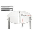 thumbnail image 1 of Transparent Acrylic Cake Display Stand with Metal Base | Circular Dessert Tower for Weddings & Parties | 3-Tier Cupcake Rack with Plastic Cover | Elegant Table Placement for Events & Celebrations, 1 of 2