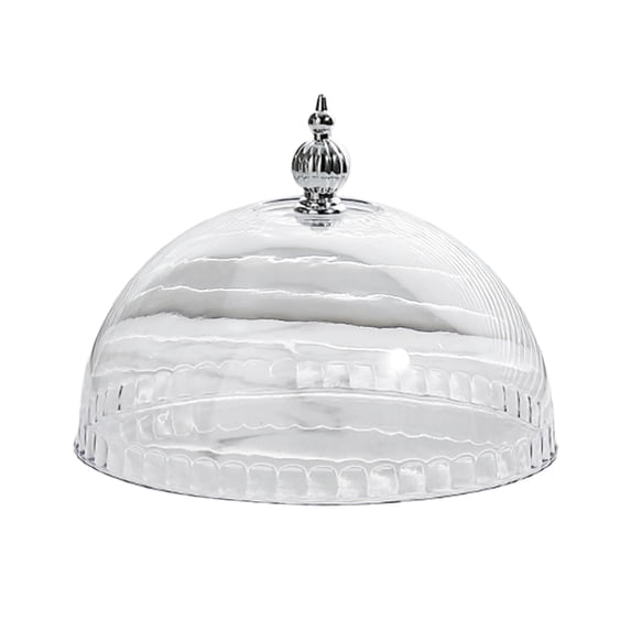 Transparent Acrylic Cake Dome Cover with Handle Robust Round Cake Stand Topper Display Lid for Cupcakes Cakes Pastries Elegant Presentation