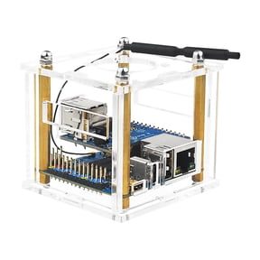 Transparent Acrylic Case with Cooling Fan for Orange Pi Zero 3 Easy Installation, Enhanced Cooling