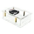 thumbnail image 1 of Transparent Acrylic Case with Fan for Raspberry Pi 5 Maximum Airflow Convenient Access to Ports, 1 of 9