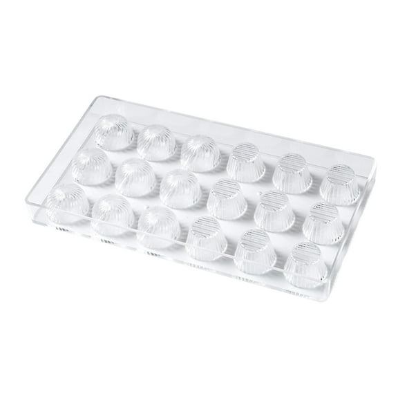 Mouliraty Transparent Acrylic Chocolate Plastic Baking Tools Three Dimensional Heart Shaped Candy Tools