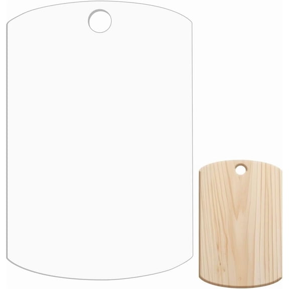 Transparent Acrylic Cribbage Board Template Rectangle Clear 380x250x4mm Hole: 30mm