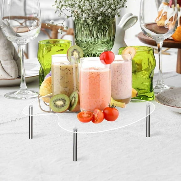 Transparent Acrylic Display Shelf Wedding Cupcake Handmade Display Shelf M YIWEI