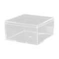 thumbnail image 1 of Transparent Acrylic Favor Box for Candy and Treats, Clear Plastic Display Case for Handmade Crafts, Wedding Party Gift Packaging Container with Removable Lid, 1 of 6