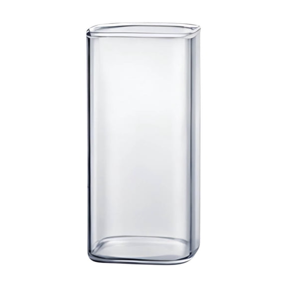 Transparent Acrylic Glass Cup with Handle - 12oz Crystal Clear Drinking Glass for Milk, Coffee, Tea - Household & Office Use, Dishwasher Safe