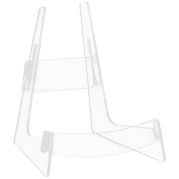 Transparent Acrylic Instrument Display Stand, Compact Ukulele Holder, Violin Floor Mount, Portable Clear Organizer for Small Guitars, Polished Edge Protection, Easy Assembly