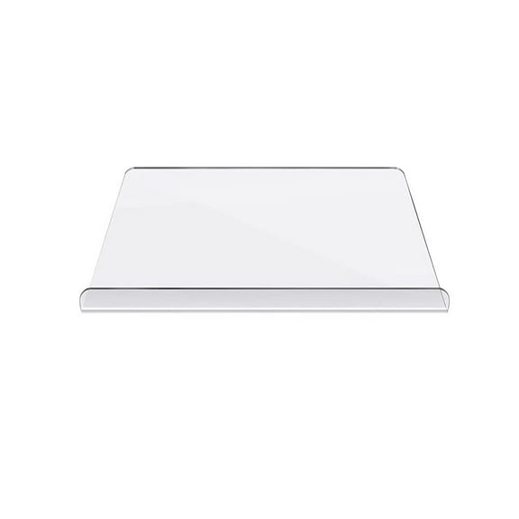 Transparent Acrylic Kitchen Countertop Cutting Board with Lip Edge | Non-Slip Protector for Food Prep | Home & Restaurant Use