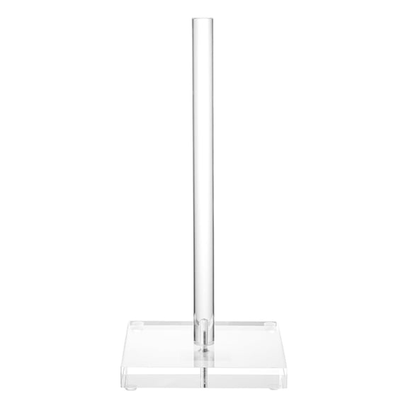 Transparent Acrylic Paper Towel Stand Holder, Freestanding Tabletop Roll Paper Tower Holder, Countertop Paper Towel