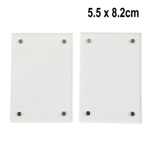 RAINB Transparent Acrylic Photo Frame Magnetic Poster Display Stand