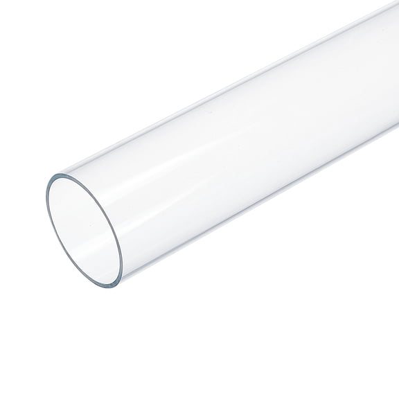 Transparent Acrylic Pipe Rigid Round Tube for Lamps and Lanterns Clear 305x50mm Inner Diameter: 46mm for diy