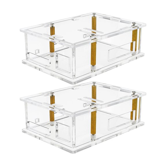 Transparent Acrylic Protective Case Replacement for ESP32 Board Dissipation