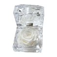 thumbnail image 1 of Transparent Acrylic Rose Ring Box – Heart-Shaped Jewelry Gift Box with Velvet Interior – Romantic Proposal or Anniversary Gift for Wife, Girlfriend, Lover, 1 of 5