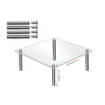 thumbnail image 1 of Transparent Acrylic Square Cake Display Stand Rack for Wedding Dessert Table and Party Cupcakes, 1 of 2