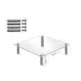 thumbnail image 1 of Transparent Acrylic Square Cake Display Stand Rack for Wedding Dessert Table and Party Cupcakes, 1 of 2