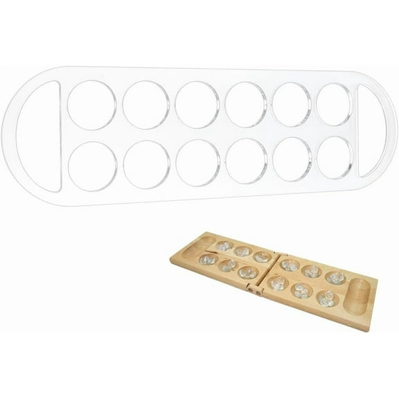 Transparent Acrylic Templates for Craft Supplies Oval 112x395x6mm