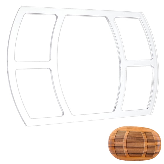 Transparent Acrylic Templates for Craft Supplies Rectangle 200x298x6mm diy