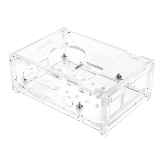 Transparent Acrylic for Case Cover for Banana Pi M2 Berry Cooling Fan Box