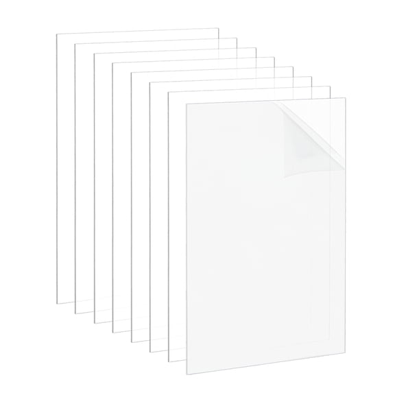 Transparent Acrylic for Picture Frame Rectangle Clear 15.2x10.2x0.15cm
