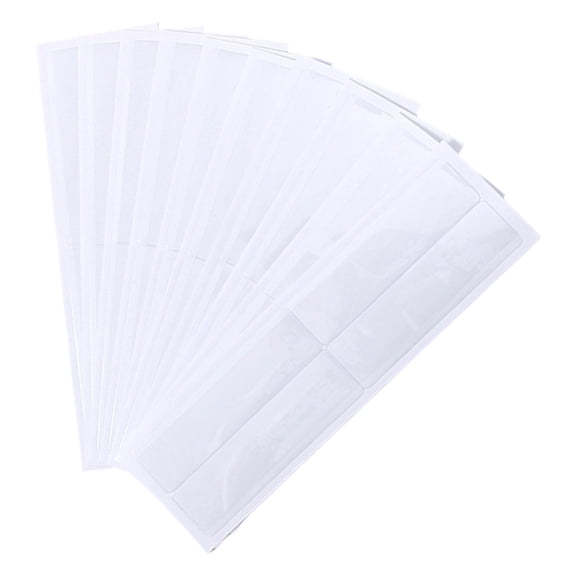 Transparent Adhesive Backed Label Sleeves For Organizing Documents Boxes