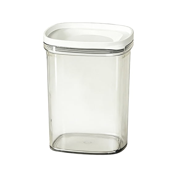 Transparent Airtight Storage Jars for Kitchen Organization | Clear Food Containers for Snacks Dried Goods & Grains, Stackable & Versatile for Home Use
