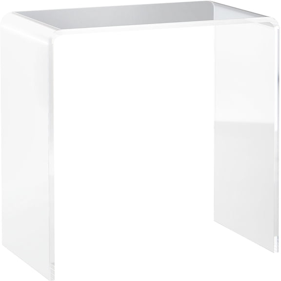 Transparent All - Acrylic, Smooth - lined | For Sofa, Armchair or Bedside Use | Adds Sophistication and Spaciousness