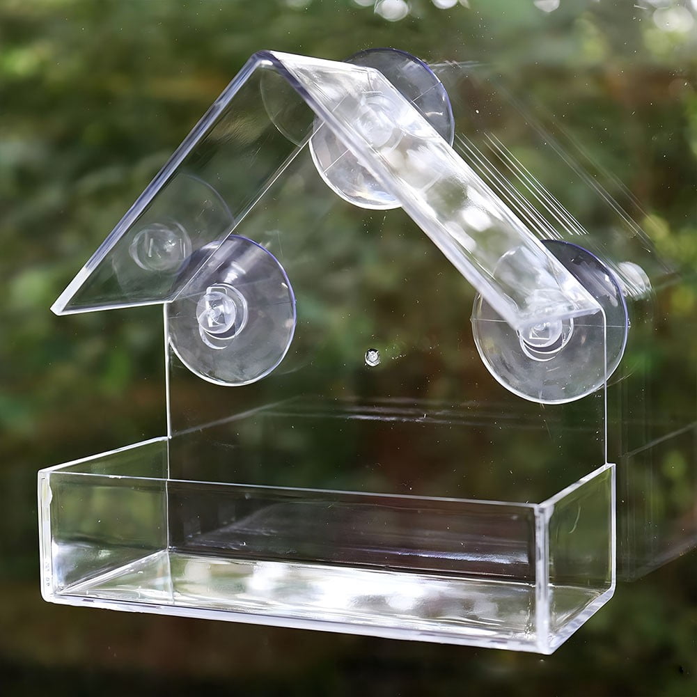 transparent-and-detachable-outdoor-suction-cup-animal-food-container