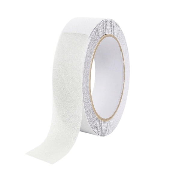 Transparent Anti Slip Tape 1 inch, 16.5 Feet, Non-Slip Traction Grip Tape Clear Comfortable Safety Track Tape for Stairs, Tubs, Boats