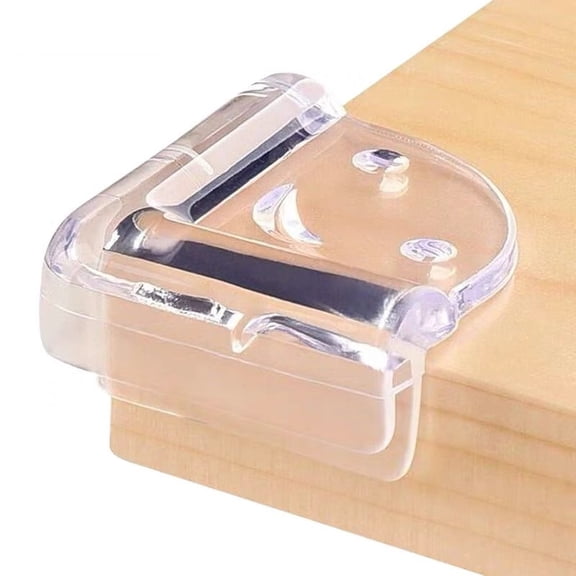 Transparent Baby Furniture Corner Protectors, Anti-Collision Soft Thick Corner Guards, Strong Adhesive for Home Kids Safety, Universal for Tables/Cabinets