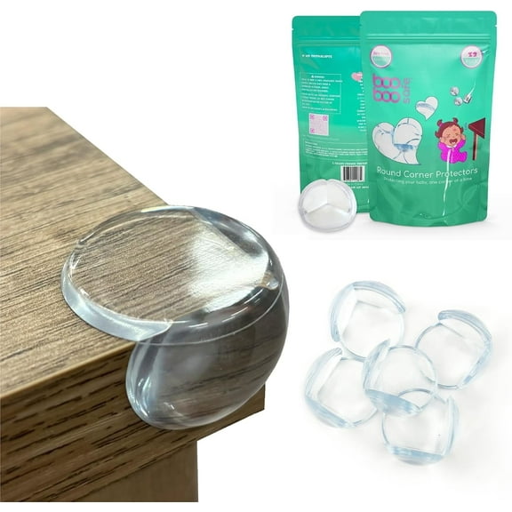 Transparent Baby Safety Corner Protector, 12 Pack BPA-Free Edge Guards, Furniture Corner Guards