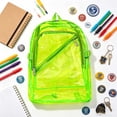 thumbnail image 1 of Transparent Backpack Clear PVC Jelly Candy Color Lightweight Travel Daypack Unisex See Through Bookbag for Teens College Adults Spring Summer by PALIFEUR, 1 of 4