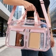 thumbnail image 1 of Transparent Backpack, Clear PVC School Bag for Security Checks, See-Through Student Backpack for Concerts, Stadium Events and Daily Commutes, 1 of 6