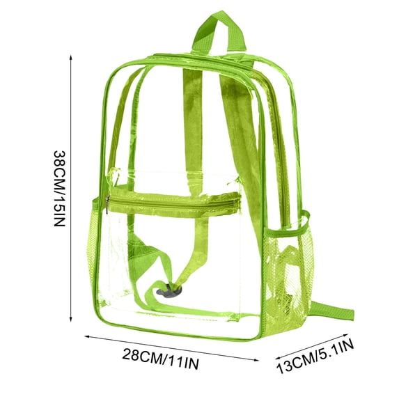 Transparent Backpack Transparent Backpack Beach for Sports Activities and Games in Concert Festival