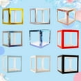 thumbnail image 1 of Transparent Balloon Box Birthday Wedding Ornament Red Black White Blue Gold Blank Box Baby Shower Decoration Party Decoration, 1 of 6