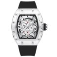thumbnail image 1 of Transparent Barrel Shaped Hollow Quartz  Watch Men'S Watch Popular, 1 of 10