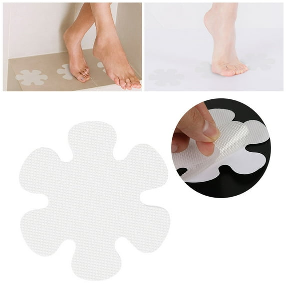 Transparent Bathroom Anti-Slip Stickers,10X Bathroom Anti-Slip Stickers,Non-Slip Bathtub Stickers Safety Bathroom Tubs Showers Treads Adhesive Decals,Stickers,Household Stickers