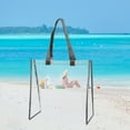 thumbnail image 1 of Transparent Beach Bag, Waterproof Tote, Small Clear Handbag for Swimming, Shopping, and Travel, by FAJHHA, 1 of 8