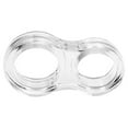 thumbnail image 1 of Transparent Bedroom Anti-collision Ring Protection PVC Doors Guard Door Stopper Handle Bumper Wall Protector Stop Bumper CLEAR 1PCS DOUBLE HOLE, 1 of 8