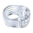 thumbnail image 1 of Transparent Bedroom Anti-collision Ring Protection PVC Doors Guard Door Stopper Handle Bumper Wall Protector Stop Bumper CLEAR 1PCS SINGLE HOLE, 1 of 8