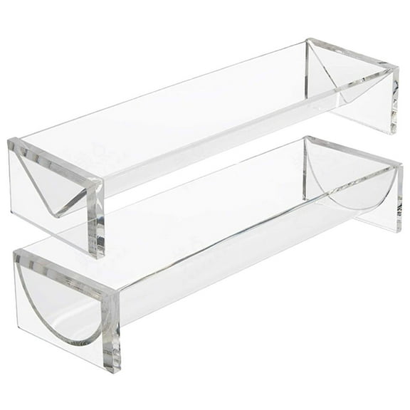 ifundom V-Shaped Serving Dish Set of 2, 8.7 x 2.8 x 2 Inches, Kitchen Appetizer Plates for Parties and Snacks