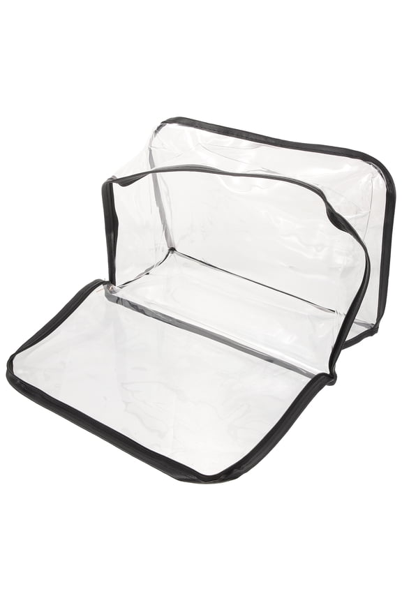 Transparent Black Edge Bag Dust Storage Bags for Clothing Handbag Holder Wallet Organizer Pvc