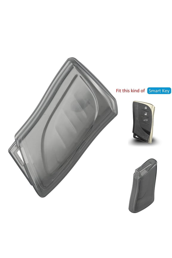 Transparent Black Key Shell Cover for Lexus ES 2013-2024 NX 2015-2024 For RX 2016-2024 UX 2019-2024 LC For LX For LS Key Fobs