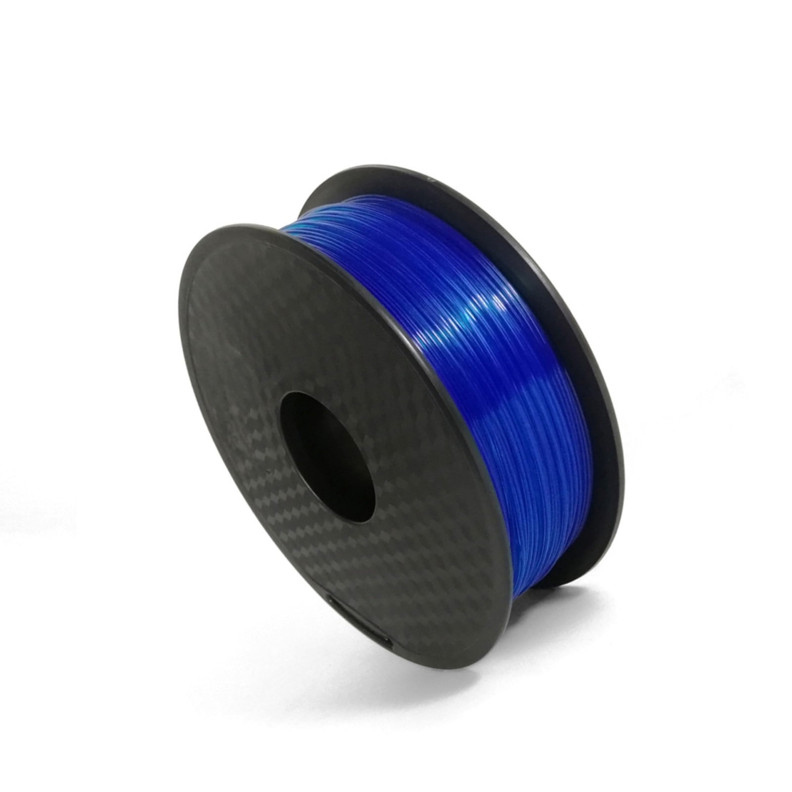 Transparent Blue Filament for 3D Printer, ABS Carbon Fiber, 1.75mm +/-0.05mm, Printing Temperature 220-250 Degree, 1KG
