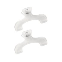 Transparent Book Clip, 3pcs, Clear, Plastic, U-shape Design, Practical And Non-Damaging, Easy To Use, No Tools Needed Ideal for Holding Pages While Reading, Cooking, Or Playing Music