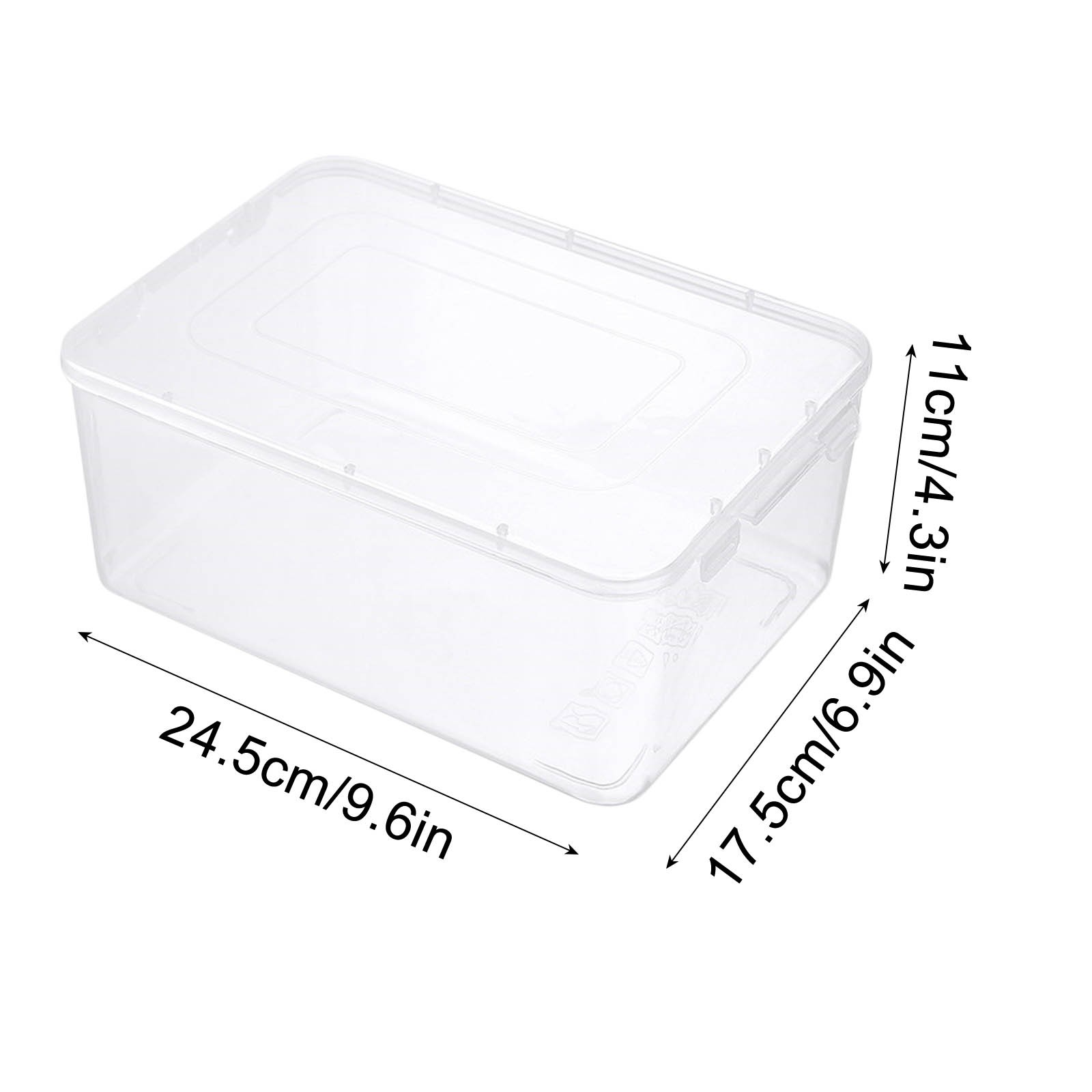 Transparent Book Storage Box Sorting And Packaging Book Shelf Storage Box Desktop Children's Picture Book Storage Box Clear - image 1 of 3