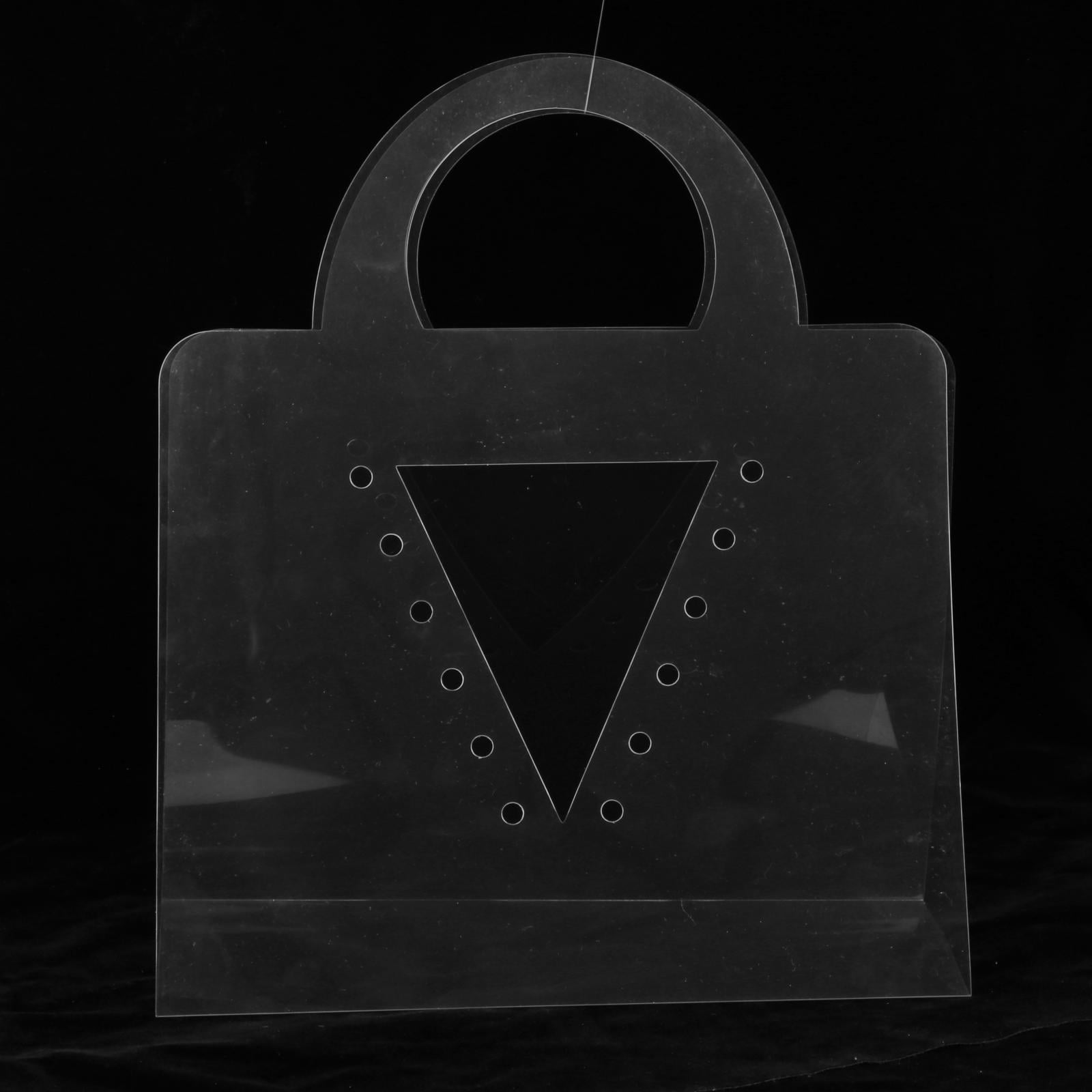 Transparent Bouquet Flower Box Flower Gift Bag High Capacity Simple