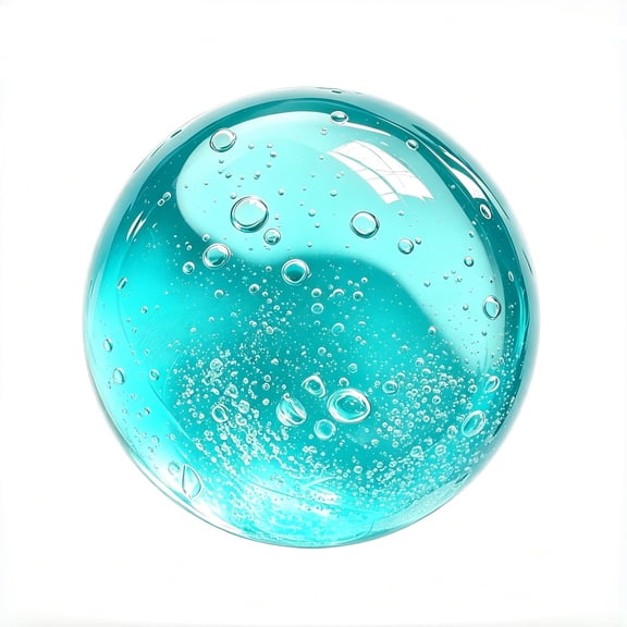 Transparent Bubble Squishy Stress Relief Ball for Adults, Soft Slow Rising Sensory Squeeze Ball