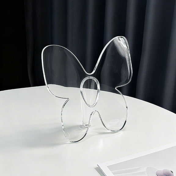 Transparent Butterflies Shaped Vase Acrylic Photo Frame Vase Decorative Art Desktop Decoration Warm House Gift Wedding Dining Table Bookshelf Art Decoration K