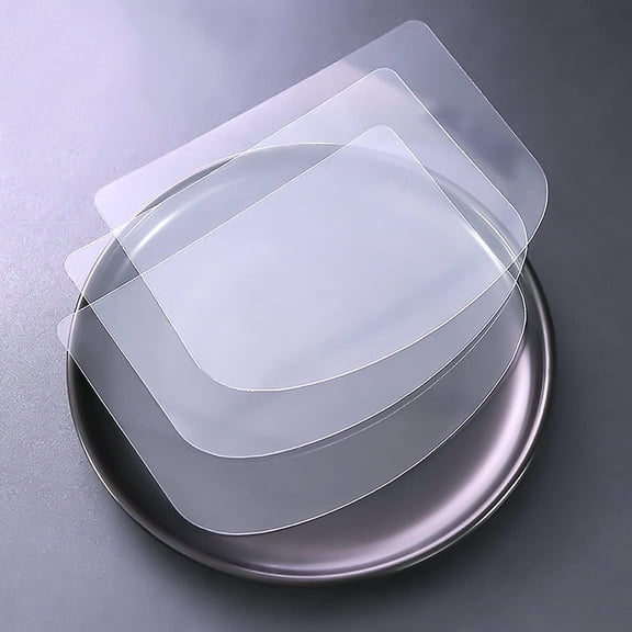 Transparent Cake Cream Scraper Plastic Icing Comb Contour Set for Bread Pastry Cake Decorating Supplies DIY Kitchen Bakery Baking Tool