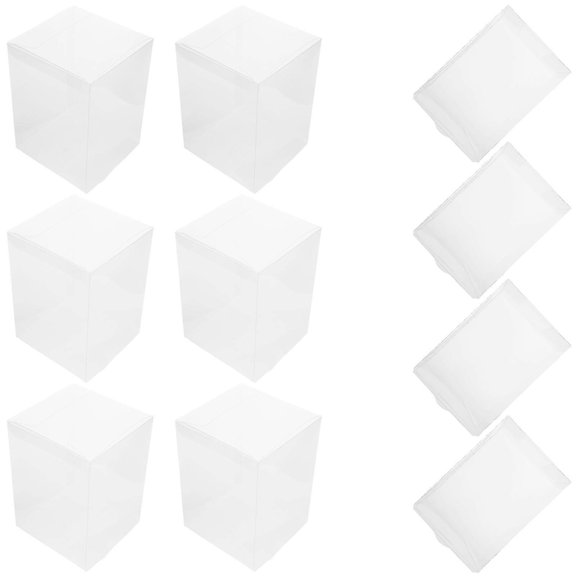 Transparent Candy Box Small Clear Plastic Box Christmas present Giving Packaging Box 15Pcs